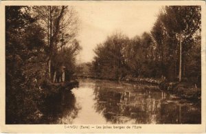 CPA DANGU-Les jolies berges de l'Epte (29093)