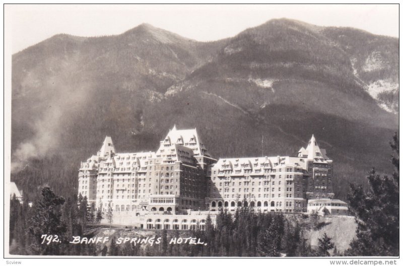 RP; BANFF Springs Hotel, Alberta, Canada, 1950s