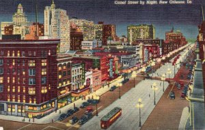 13191 Canal Street by Night, New Orleans, Louisana