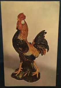 Postcard Unused Frontier Village Museum? Wheat Vase Rooster Stevens  WA LB