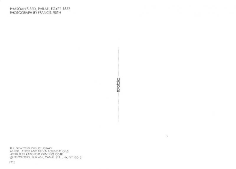 Pharoah's Bed - Philae, Egypt