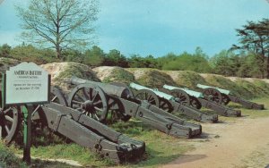 Vintage Postcard View of American Battery Yorktown Virginia VA