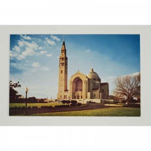 Shrine Immaculate Conception Catholic Blessed Mother Washington DC VA Postcard