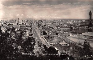 Aspecto desde Montjuich Barcelona Spain Postal Used Unknown 