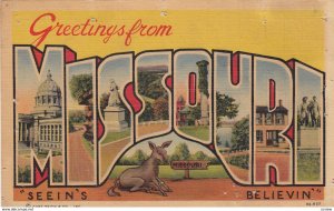 Large Letter MISSOURI, 30-40s