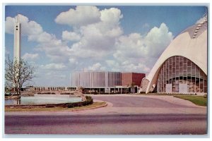 c1960 Exterior First Christian Church Oklahoma City Oklahoma OK Vintage Postcard