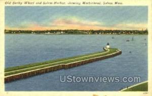 Old Derby Wharf Marblehead MA Unused