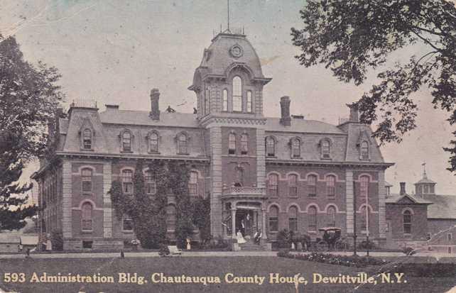 Admin Building Chautauqua County House Dewittville NY pm1920