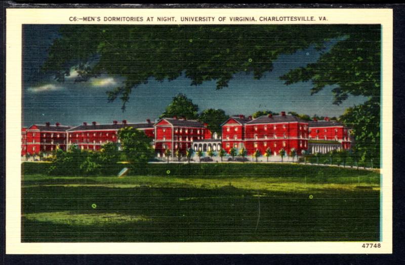 Mens Dormitories at Night,University of VA,Charlottesville,VA