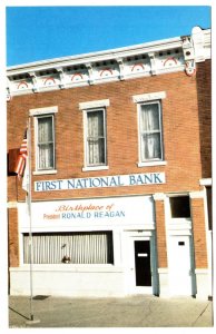 President Reagan Birthplace, Tampico, Illinois, First National Bank