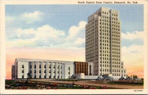 Postcard ND Bismarck - State Capitol