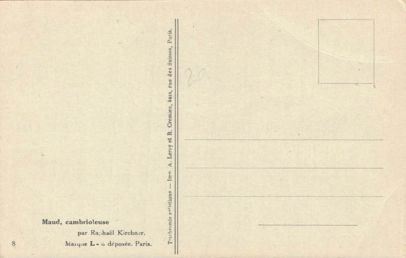 Raphael Kirchner Maud, cambrioleuse par - Raphael Kirchner - 04.34