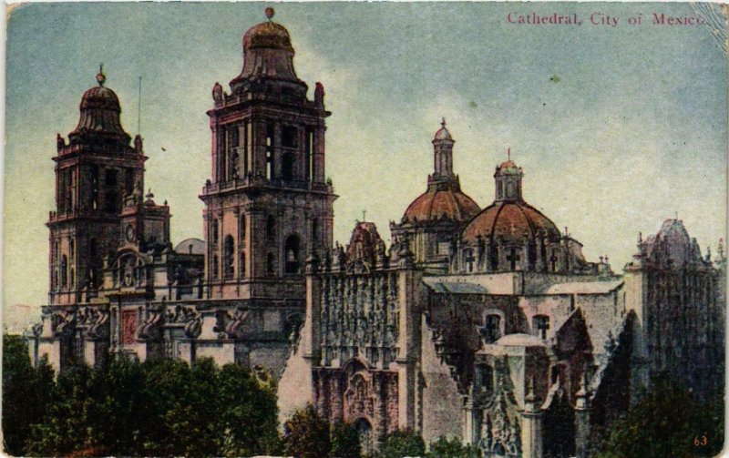 CPA AK Cathedral City of MEXICO (598687)