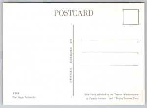 Jingpo Nationality Pretty Young Woman China Postcard H40