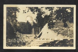 RPPC PALOMAR MOUNTAIN CALIFORNIA HIGHWAY TO THE STARS REAL PHOTO POSTCARD