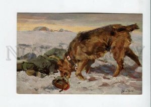 3159680 WWI German Shepherd Dog RED CROSS Dead Soldier by HEIDE