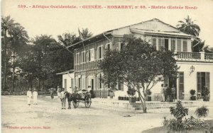 PC CPA FRENCH GUINEA, KONAKRY, MAIRIE, Vintage Postcard (b21020)