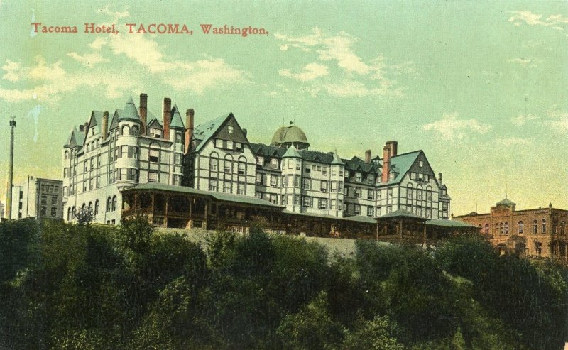 Postcard Early View of Tacoma Hotel in Tacoma, WA.     N3