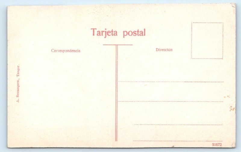 Tanger - Marechal ferrand araba - MOROCCO Postcard