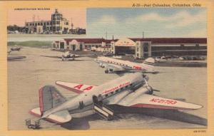 LP18  Port Columbus, Airport, Administration Building, 