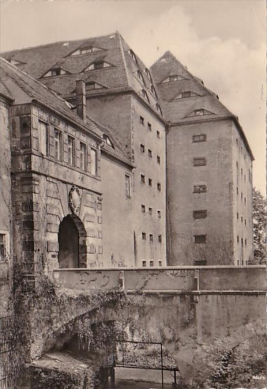 Germany Freiberg Sachsen Schloss Freudenstein Haupteingang