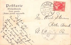 AACHEN GERMANY MARKT~REINICKE &RUBIN POSTCARD 1907