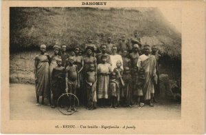 PC ETHNIC TYPES KETOU UNE FAMILLE DAHOMEY BENIN (A23562)