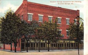 Excelsior Springs Missouri Amusement Building Billards Antique Postcard K15019