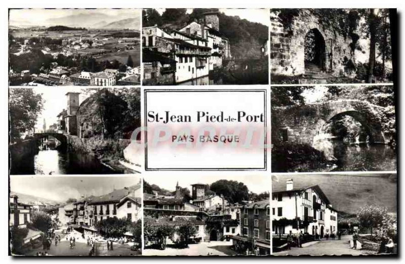 Old Postcard St Jean Pied Port Remembrance