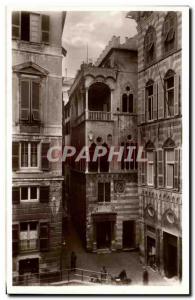 Old Postcard Genova Piazza S Matteo Del Palazzo Doria