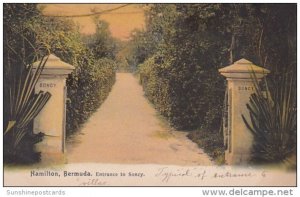 Bermuda Hamilton Entrance To Soney