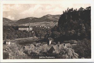 Czech Republic Decin Podmokly Děčín Vintage RPPC 03.19