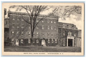 c1940 Exterior South Hall Salem Academy Winston-Salem North Carolina NC Postcard