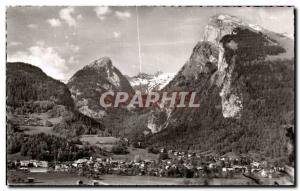 Old Postcard General view of Samoens Chte The Criou Teeth Blanchen Pointe du ...