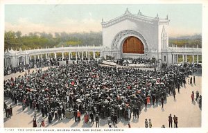 The Open Air Organ, Balboa Park San Diego California  