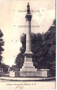 Soldiers Monument, Warsaw NY