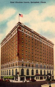 Illinois Springfield Hotel Abraham Lincoln Curteich