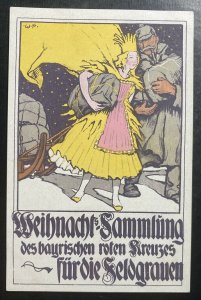 Mint Germany PPC Picture Postcard Christmas Soldiers Package Red Cross