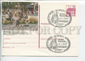 449879 GERMANY 1986 year Neuwied Special cancellation POSTAL stationery postcard