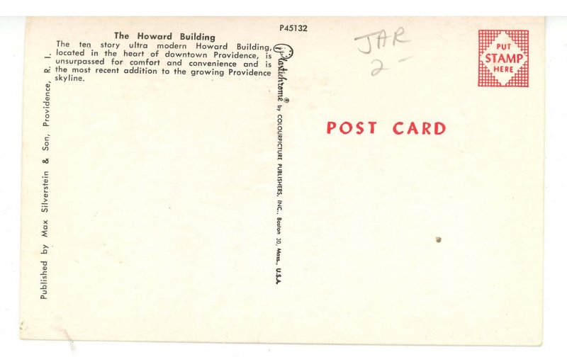 RI - Providence. The Howard Building