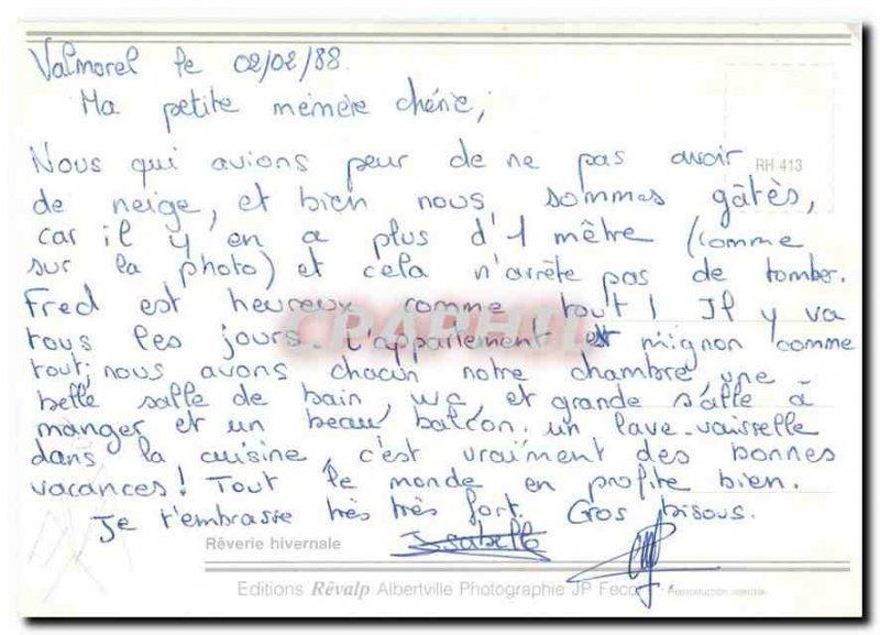 Postcard Modern Mountain