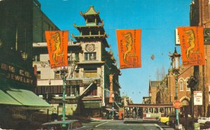 USA San Francisco Chinatown California Vintage Postcard 07.48