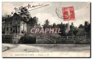 Old Postcard Bagnoles De L Orne L LL Church