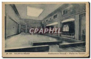 Old Postcard Salies de Bearn Etablissement Thermal Baths of pool