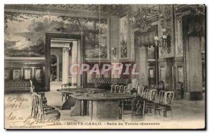 Old Postcard Monte Carlo Monaco Hall Thirty Forty