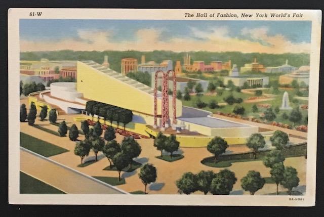 The Hall of Fashion New York's World Fair Curteich & Co 61W Linen 