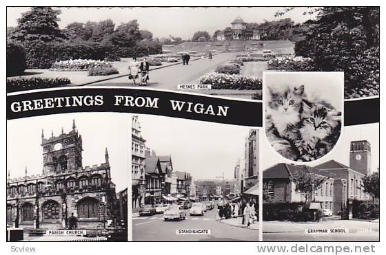 RP, 5-Views, Mesnes Park, Parish Church, Standishgate, Grammar School, Cats, ...