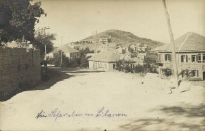 lebanon, SAWFAR SAOUFAR صوفر, Street Scene  (1910s) RPPC Postcard