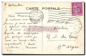 Postcard Old Saint Severin Paris From the Rue Saint Jacques