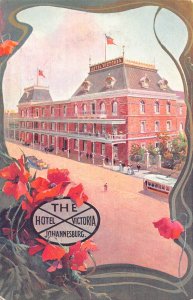 South Africa Hotel Victoria Johannesburg Tram Poppy Passepartout postcard B931